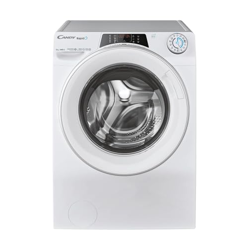 Lave-Linge Hublot - Machine à Laver 12kg/1400 trs/min - Classe Énergétique A - 15 Programmes - WiFI+Bluetooth, Ecran Digital, Mix Power System - Blanc - 85 x 60 x 67 cm