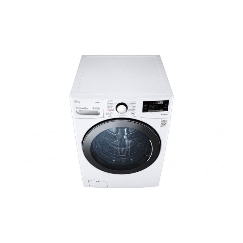 Lave-linge Frontal Grande Capacité 17 kg - Moteur Induction Silencieux - Noir