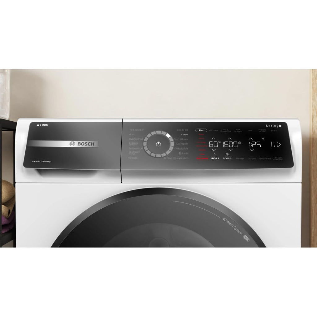 Lave-linge Frontal 10 kg - 1600 trs/min - Classe A - Connecté Wi-Fi - Blanc