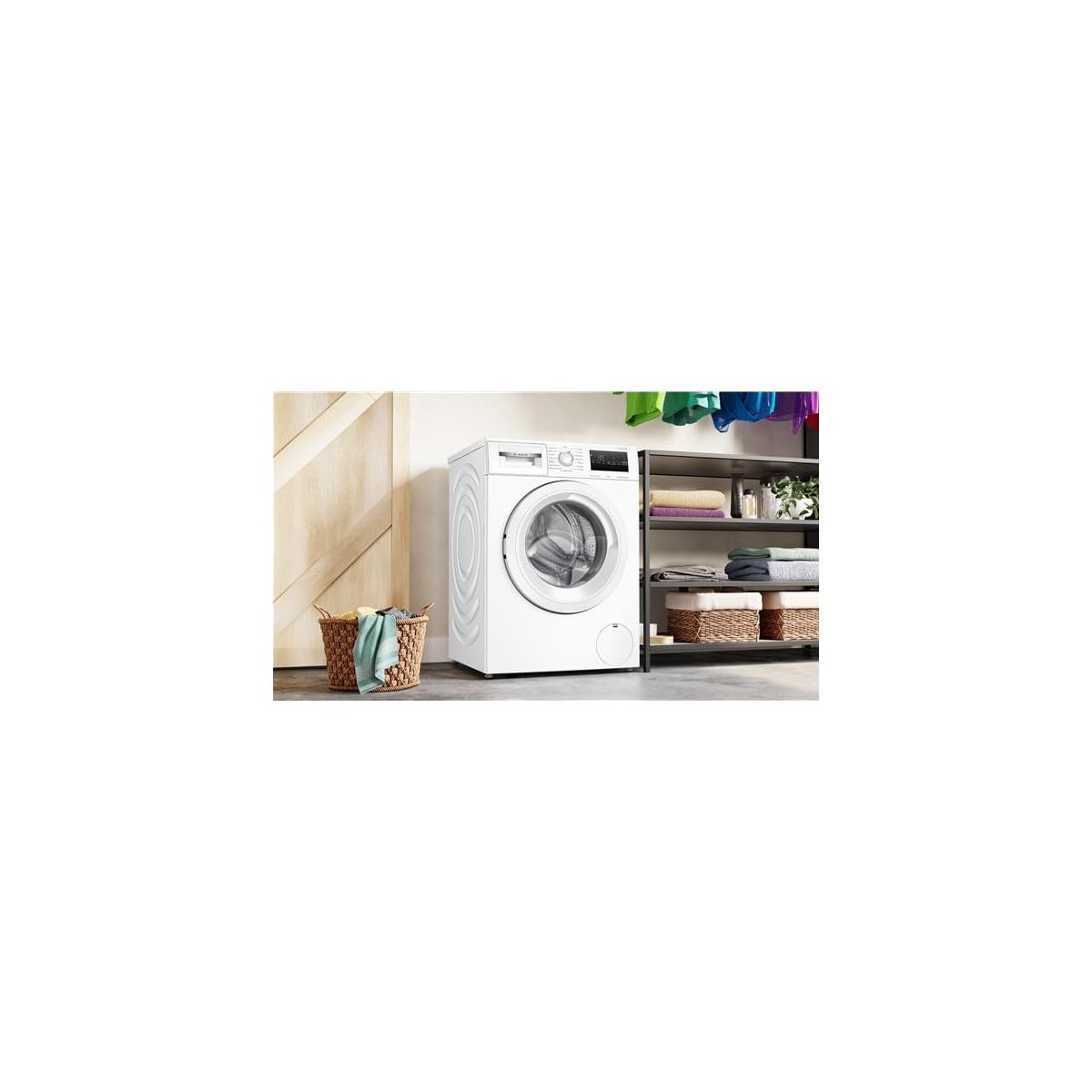 Lave linge Série 4 hublot, 8 kg, 1400 trs/min, Blanc