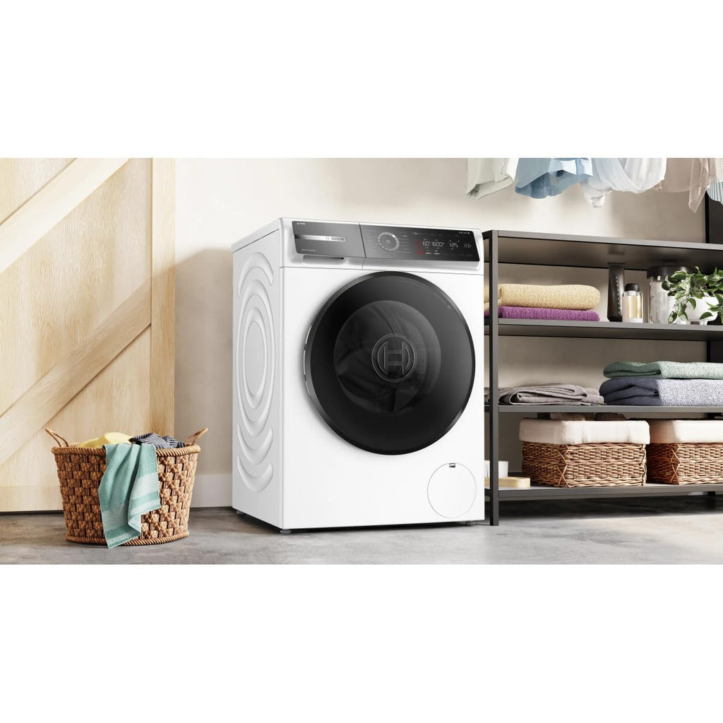 Lave-linge Frontal 10 kg - 1600 trs/min - Classe A - Connecté Wi-Fi - Blanc