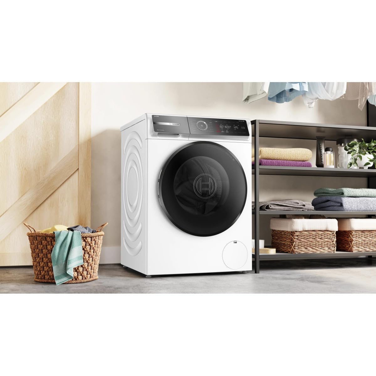 Lave-linge Frontal 10 kg - 1600 trs/min - Classe A - Connecté Wi-Fi - Blanc