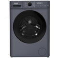 Lave linge hublot - 7kg, Classe énergétique A, Moteur BLDC 1200 RPM, Lavage vapeur & rapide, 15 programmes, Design compact (60x46.5x84cm) - Gris