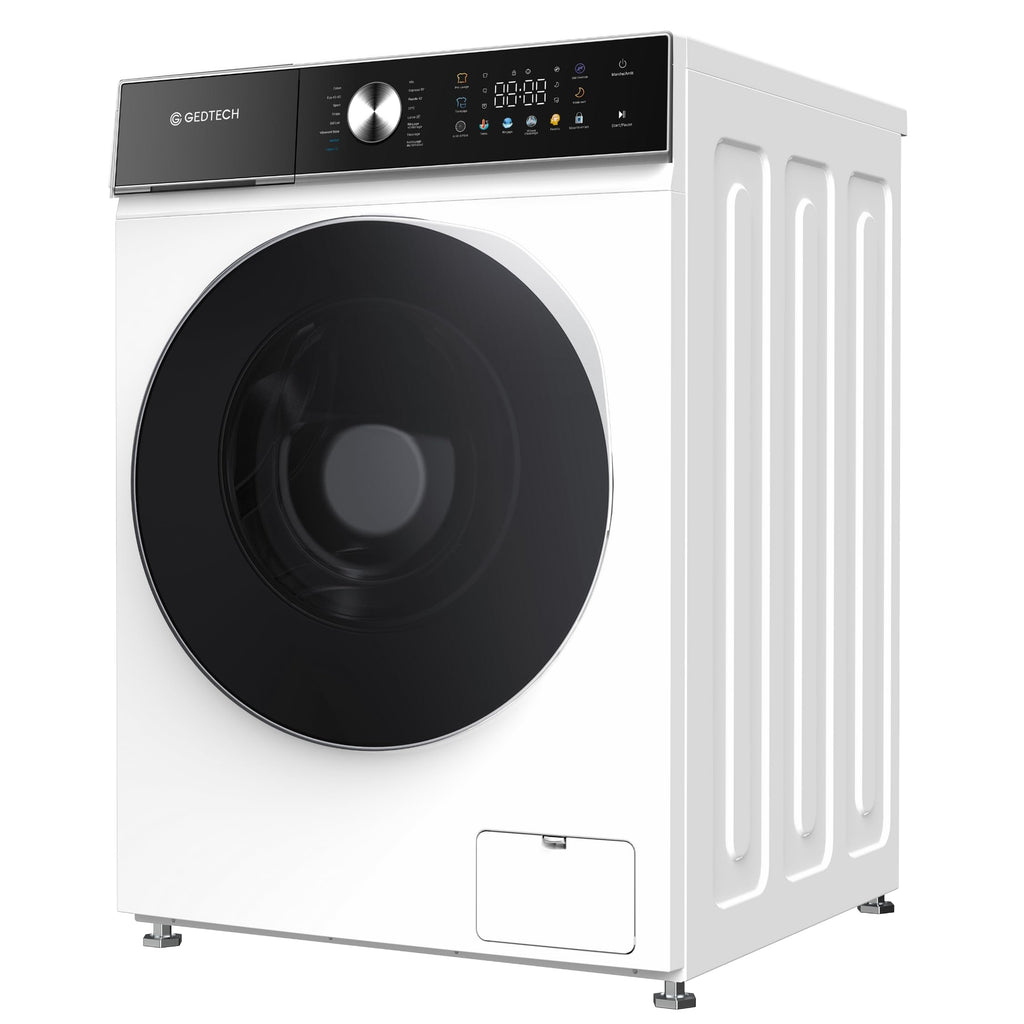 Lave-linge frontal - 10 Kg - 1400 tr/mn - 16 programmes - Eco - Intensif - Rapide – Très Faible conso - Panneau commande LED couleur (Blanc, 10 Kg)