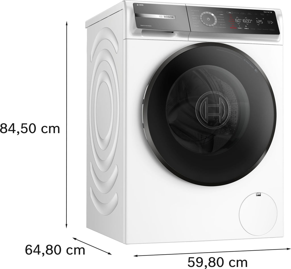 Lave-linge Frontal 10 kg - 1600 trs/min - Classe A - Connecté Wi-Fi - Blanc