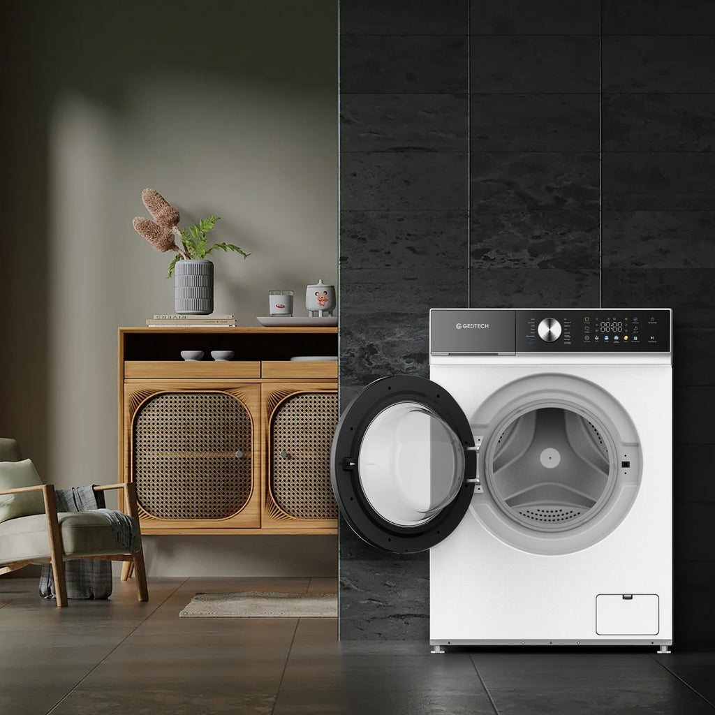 Lave-linge frontal - 10 Kg - 1400 tr/mn - 16 programmes - Eco - Intensif - Rapide – Très Faible conso - Panneau commande LED couleur (Blanc, 10 Kg)