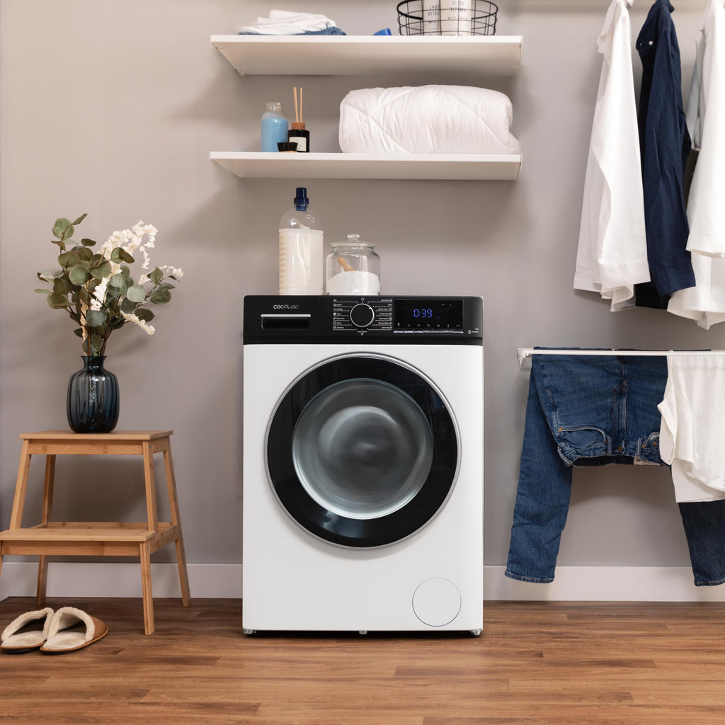 Lave Linge Bolero Dresscode 8610 Inverter A; capacité de 8 Kg, 1400 tr/min, Classe A, avec fonction vapeur, moteur Inverter Plus, 15 programmes, optimise le niveau d'eau et le lavage